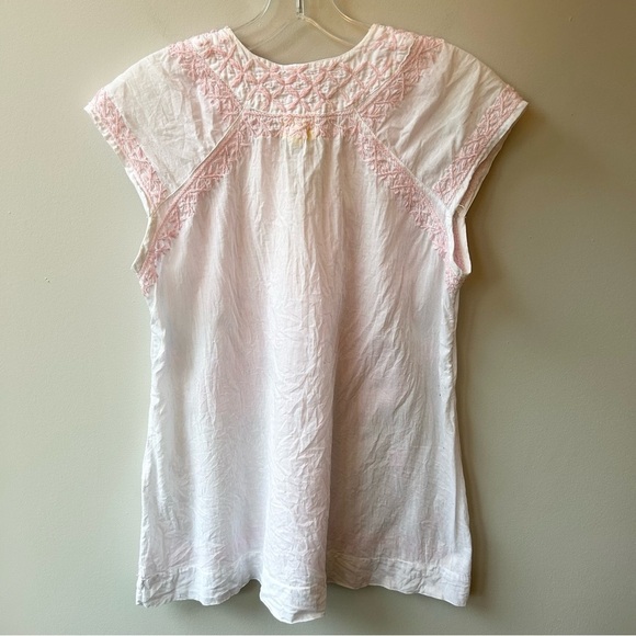 Roberta Roller Rabbit women’s embroidered cotton Faith tunic top - Picture 5 of 8